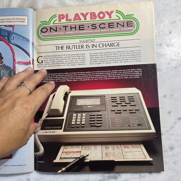 Vintage 80s Playboy Magazine April 1985 - Picture 7 of 8